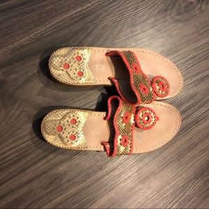 Jack Rogers Palm Beach Navajo Sandal size 6